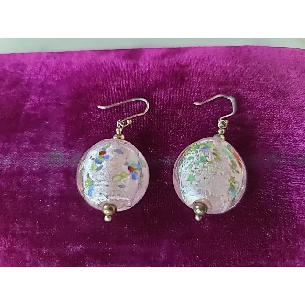 Vintage Sterling Silver Dangling Pierced Earrings, NWT - Picture 6 of 10